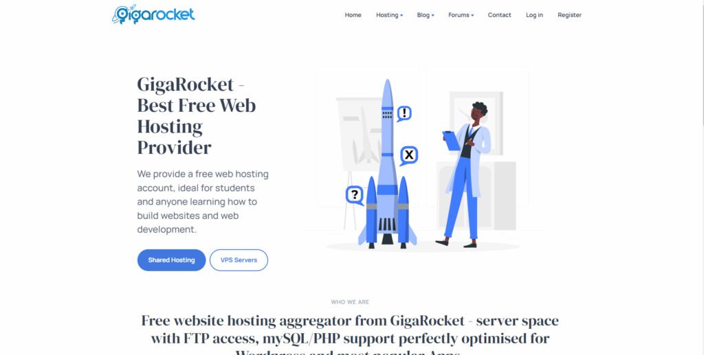 gigarocket hosting free
